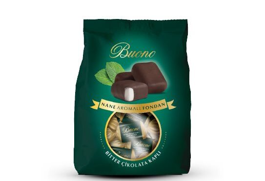 Bitter Çikolata Kaplı  Nane Aromalı Fondan