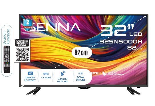 32 İNÇ 32SN5000H  HD READY UYDU ALICILI TV