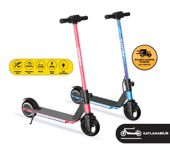 Bim ELEKTRİKLİ ÇOCUK  SCOOTER CORBY CS50   fiyatı –  30 temmuz