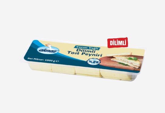 Yarım Yağlı Dilimli Tost Peyniri