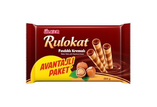 Fındık Kremalı  Rulo Gofret