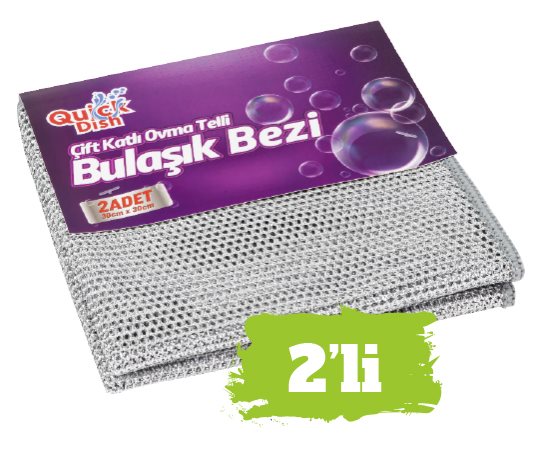 Bim Çift Katlı Ovma Telli  Bulaşık Bezi     fiyatı –  30 temmuz