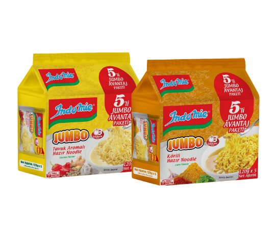 Bim Jumbo Noodle Çeşitleri   5×120 g fiyatı – 2024