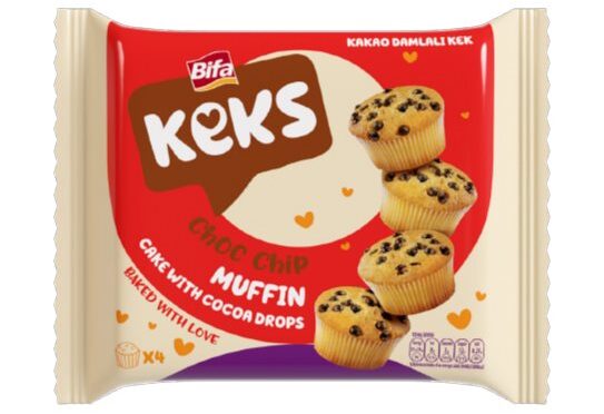 Kakao Parçacıklı Muffin Kek