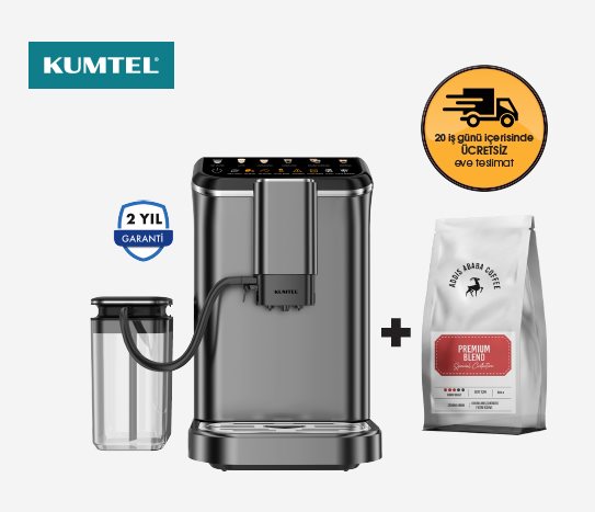 Bim LATTENOW TAM OTOMATİK ESPRESSO MAKİNESİ HCM-02 VE PREMIUM BLEND  KAHVE ÇEKİRDEĞİ 500 G   fiyatı – 2024