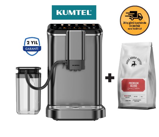 Bim LATTENOW TAM OTOMATİK ESPRESSO MAKİNESİ HCM-02 VE PREMIUM BLEND  KAHVE ÇEKİRDEĞİ 500 G   fiyatı – 2024