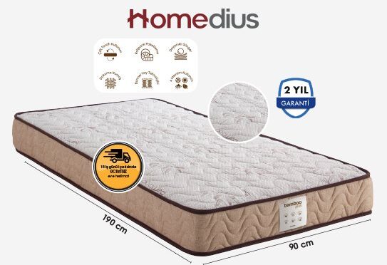 BAMBOO PLUS  BONEL YAYLI  TEK KİŞİLİK YATAK