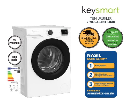 Bim 9 KG ÇAMAŞIR  MAKİNESİ  KEY 910 CM    fiyatı – 2026