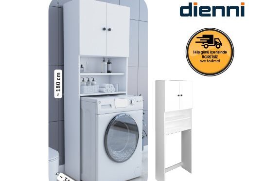 ÇAMAŞIR MAKİNESİ BANYO DOLABI