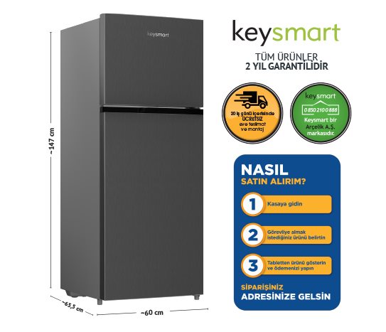 Bim NOFROST BUZDOLABI KEY 250 NFE    fiyatı – 2026