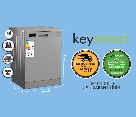Bim 4 PROGRAMLI BULAŞIK MAKİNESİ KEY 4014 BMS   fiyatı – 2026