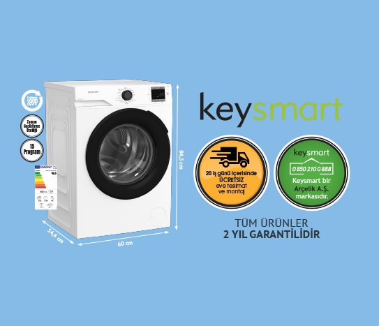 Bim 8 KG ÇAMAŞIR   MAKİNESİ KEY 810 CM    fiyatı – 2026