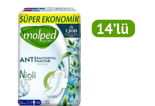 Hijyenik Ped Molped Hijyen Max Gece