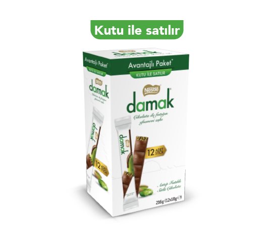 Bim Antep Fıstıklı  Sütlü Stick Çikolata   12×18 g fiyatı – 2026