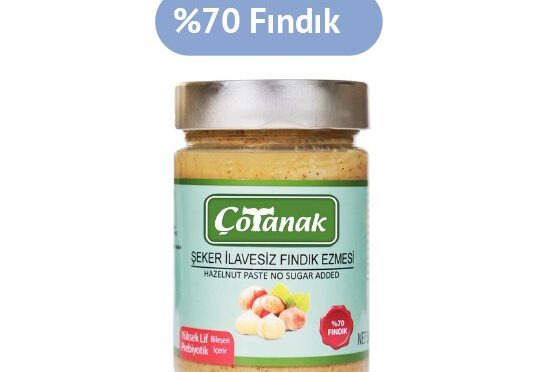 Şeker İlavesiz Fındık Ezmesi